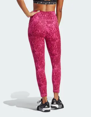 Adidas Legging 7/8 de training à imprimé animal et poche Optime. 2 Adidas Legging 7/8 de training à imprimé animal et poche Optime. 2