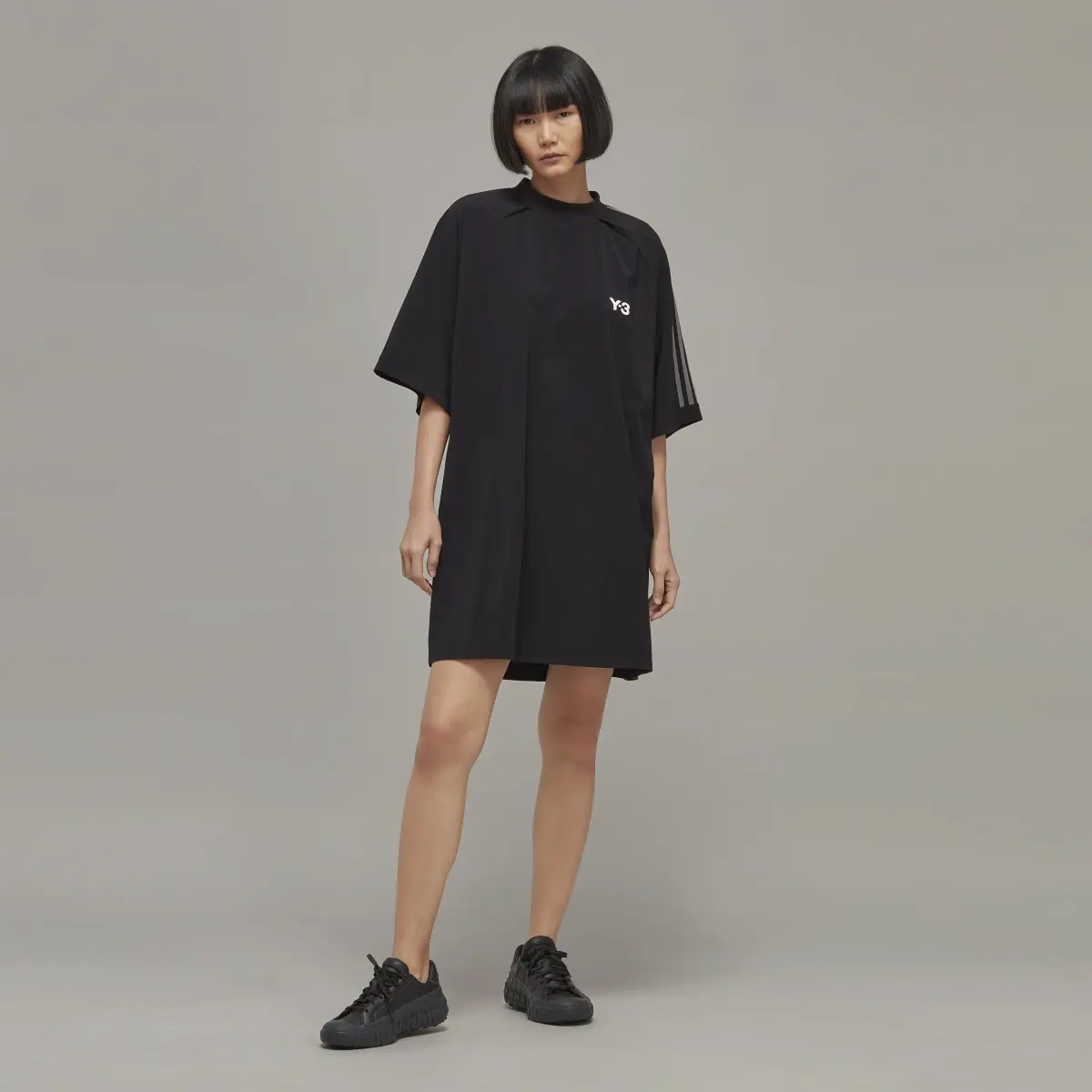 Adidas Y-3 3-Stripes Tee Dress. 1