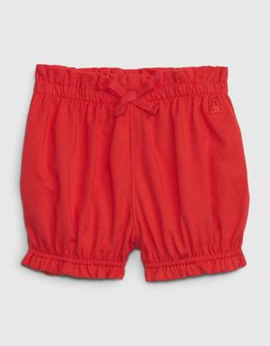 Baby Organic Cotton Mix and Match Pull-On Shorts red