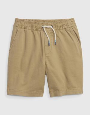 Gap Kids Easy Pull-On Shorts beige