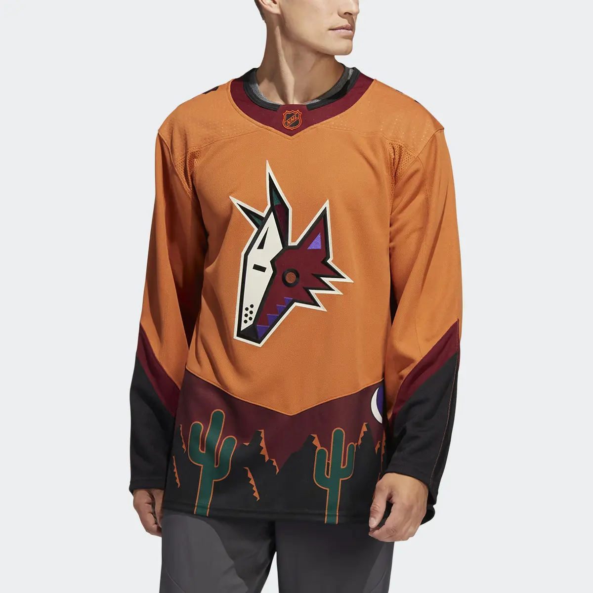 Coyotes Authentic Reverse Retro Wordmark Jersey