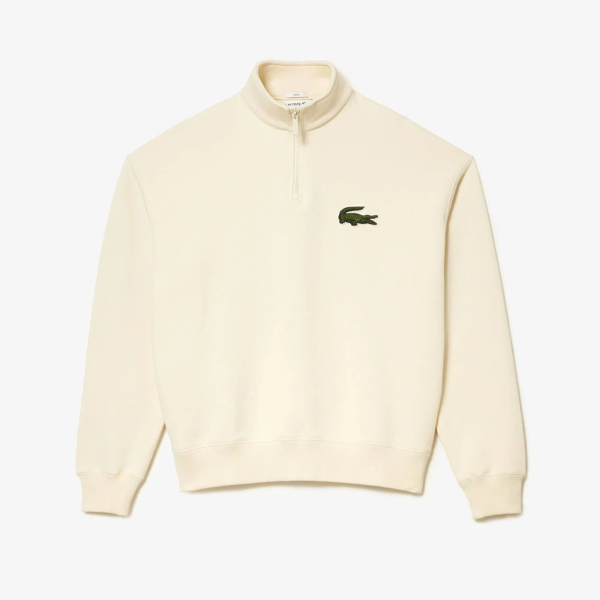 Lacoste Sweatshirt Jogger unisexe col montant zippé en coton biologique. 2