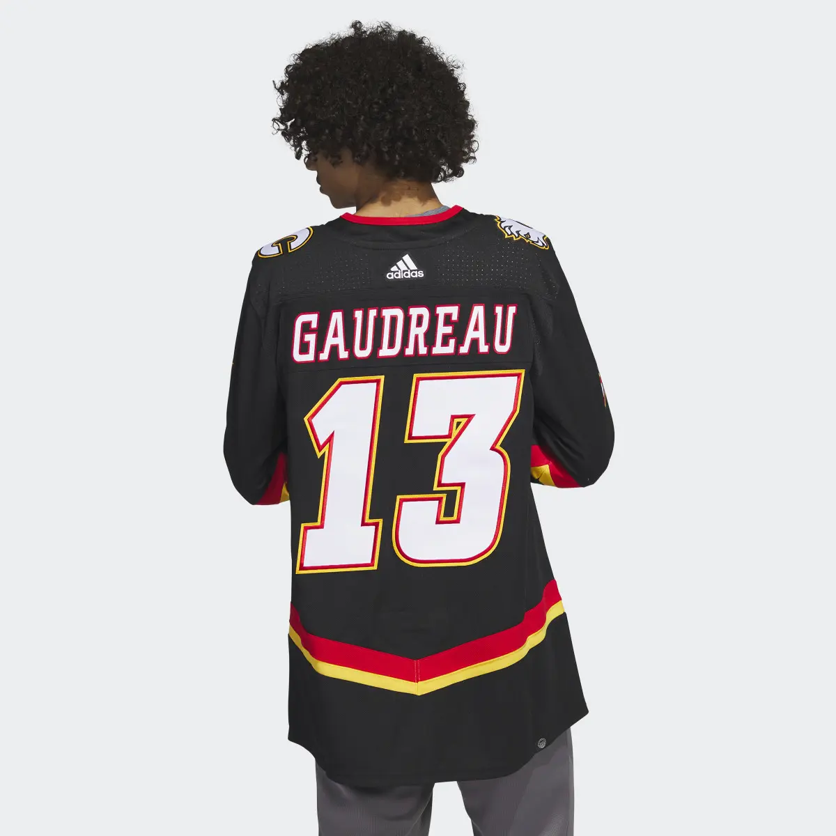 Adidas Flames Gaudreau Third Authentic Jersey. 3