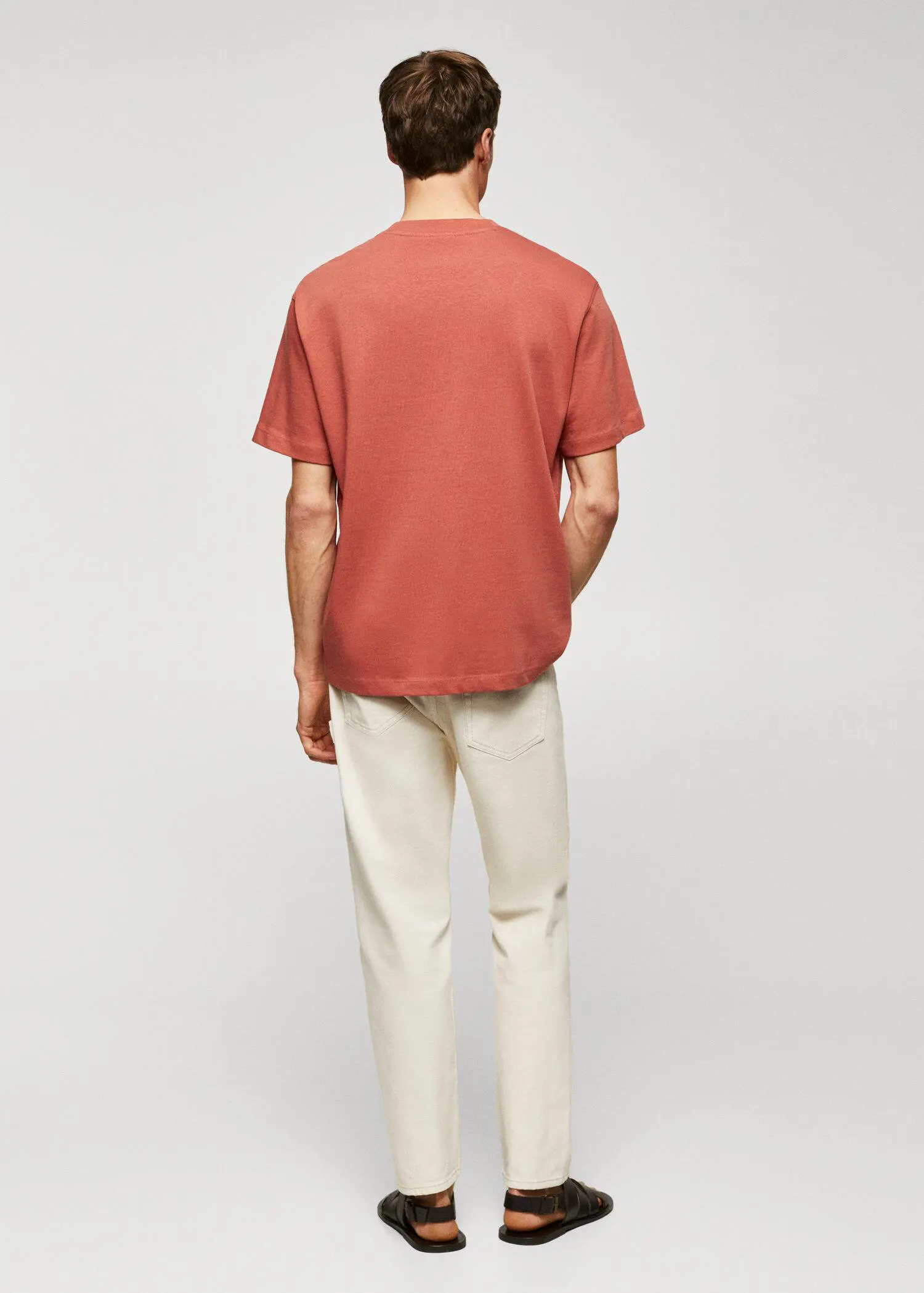 Mango Relaxed-Fit-T-Shirt aus 100 % Baumwolle. 3