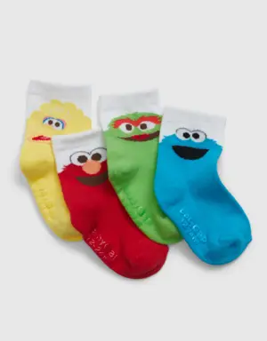 Toddler Crew Socks (4-Pack) multi