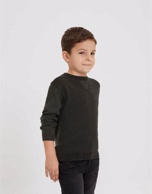 Lee Cooper Trixie Erkek Çocuk O Yaka Kazak Haki-Siyah - Erkek Çocuk Kazak. 3 Lee Cooper Trixie Erkek Çocuk O Yaka Kazak Haki-Siyah - Erkek Çocuk Kazak. 3