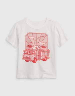 Gap Toddler Organic Cotton Mix and Match Graphic T-Shirt red