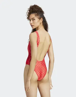 Adidas Originals Monogram 3-Stripes Swimsuit. 3 Adidas Originals Monogram 3-Stripes Swimsuit. 3
