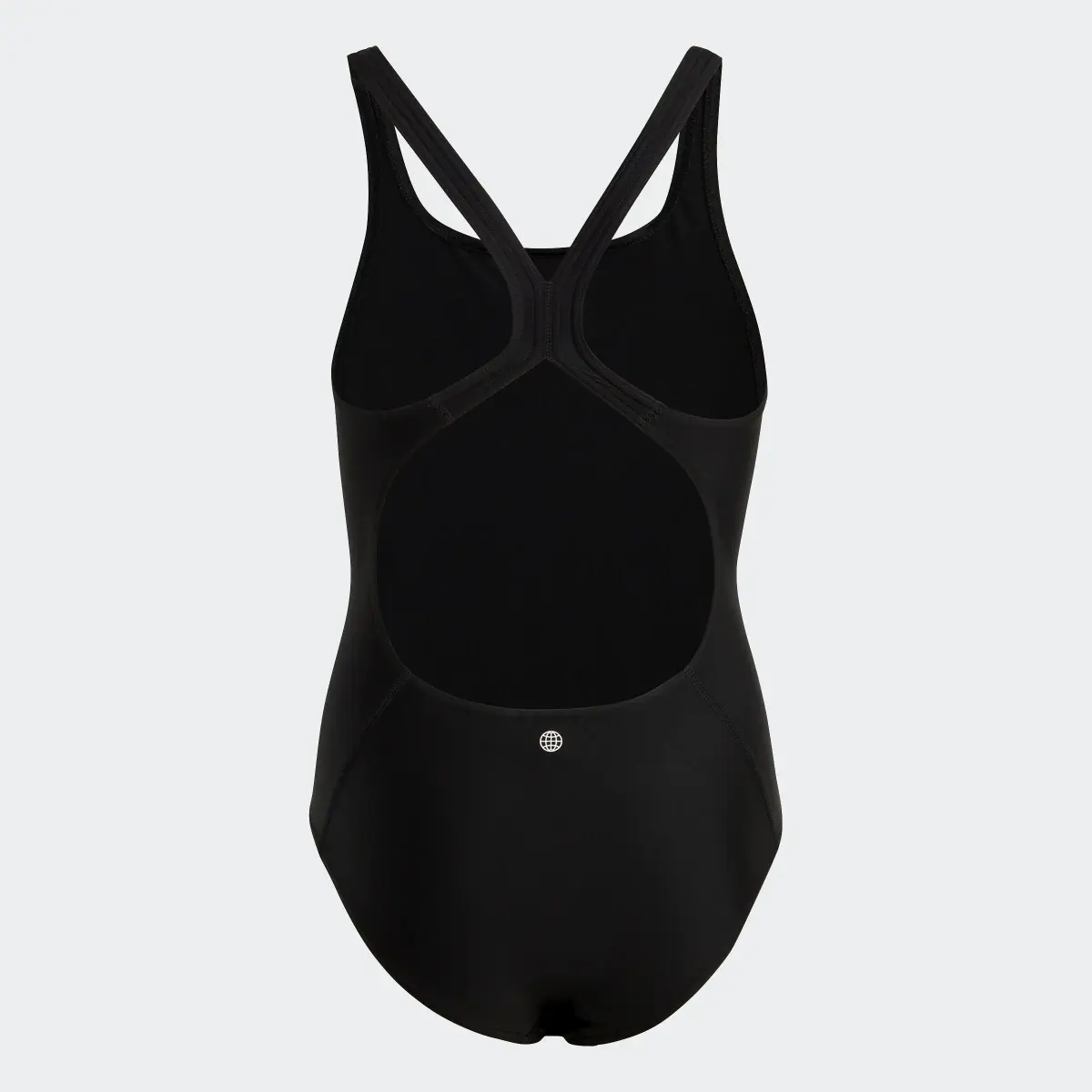 Adidas Solid Small Logo Swimsuit. 2