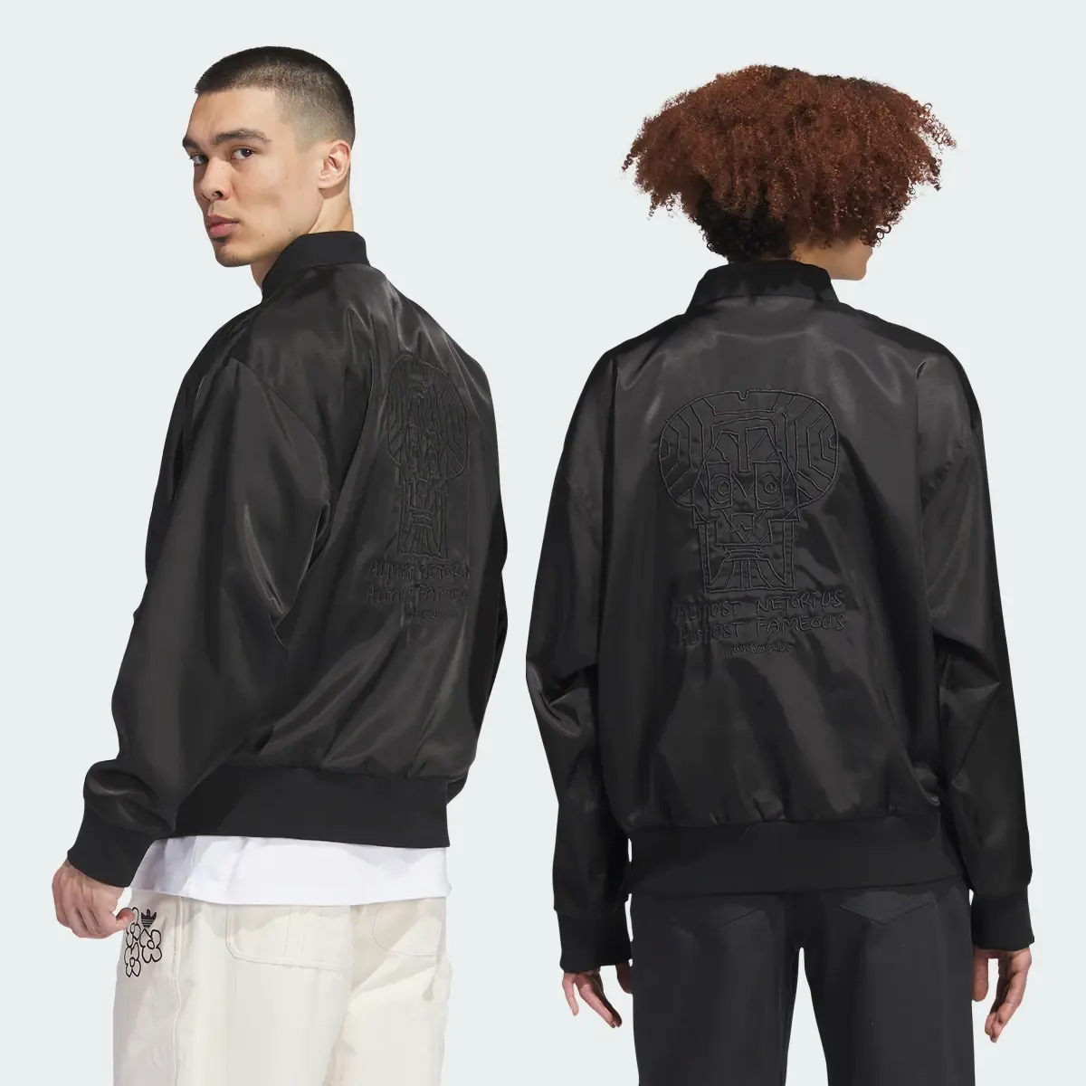 Adidas Shmoofoil Satin Bomber. 2