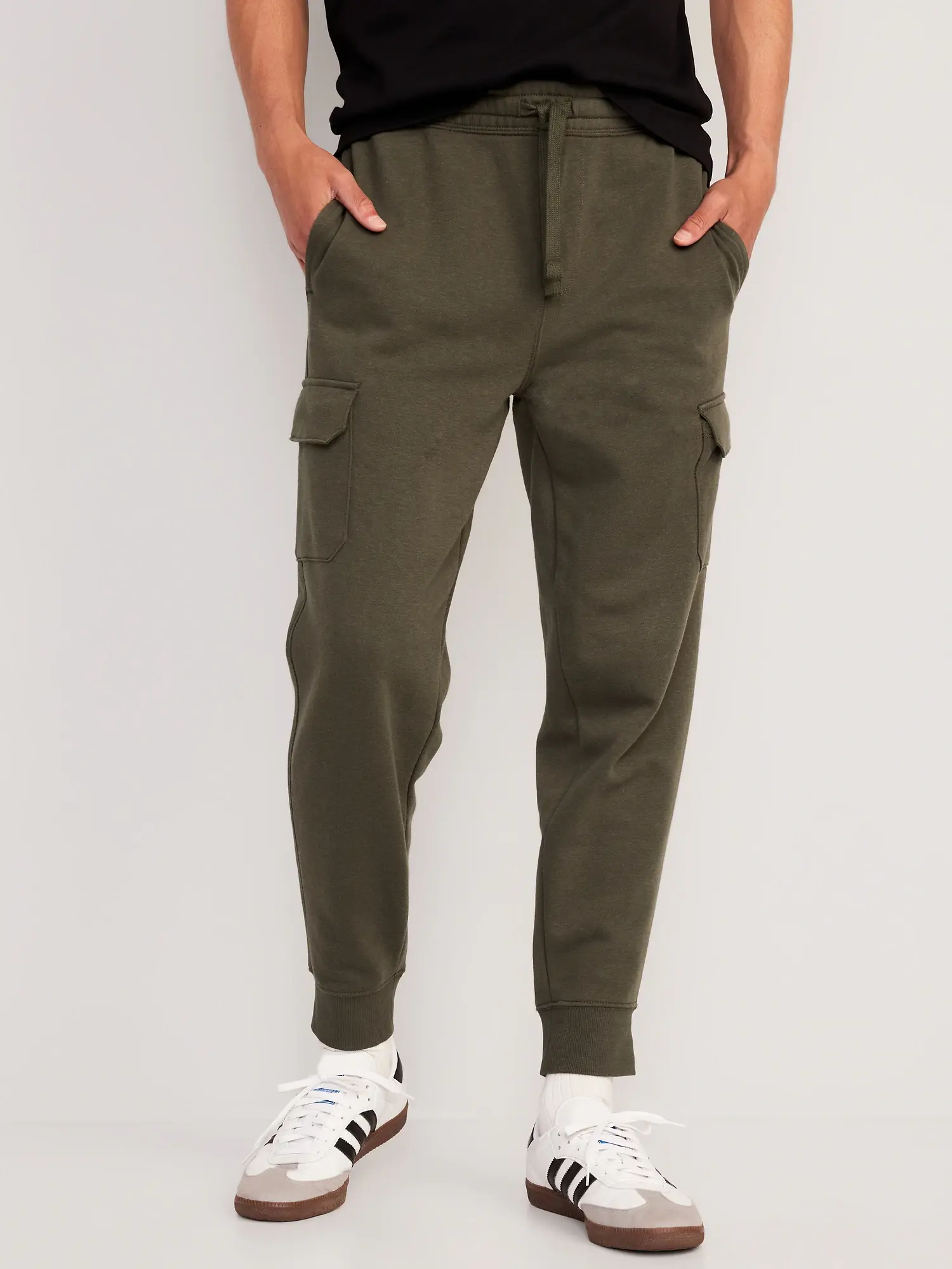 Old Navy Cargo Jogger Sweatpants green. 1