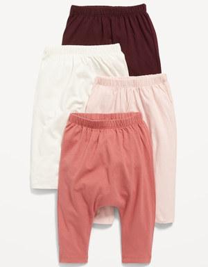 Unisex Knit Pants 4-Pack for Baby