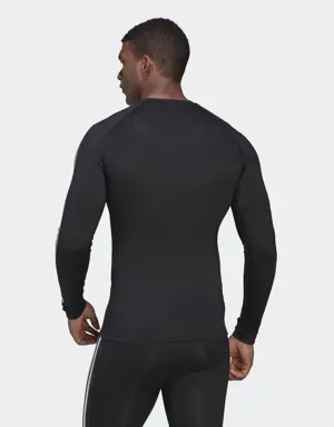 Adidas Techfit 3-Stripes Training Long Sleeve Long-Sleeve Top. 3 Adidas Techfit 3-Stripes Training Long Sleeve Long-Sleeve Top. 3