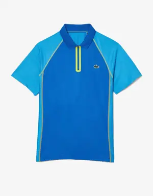 Men’s Lacoste Tennis Recycled Polyester Polo Shirt with Ultra-Dry Technology