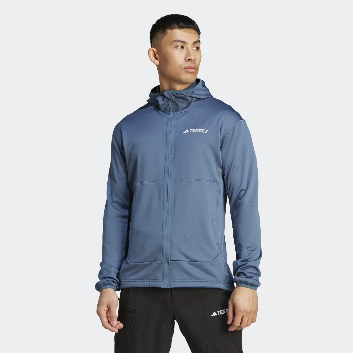 Adidas TERREX XPERIOR LIGHT FLEECE HOODED JACKET. 2