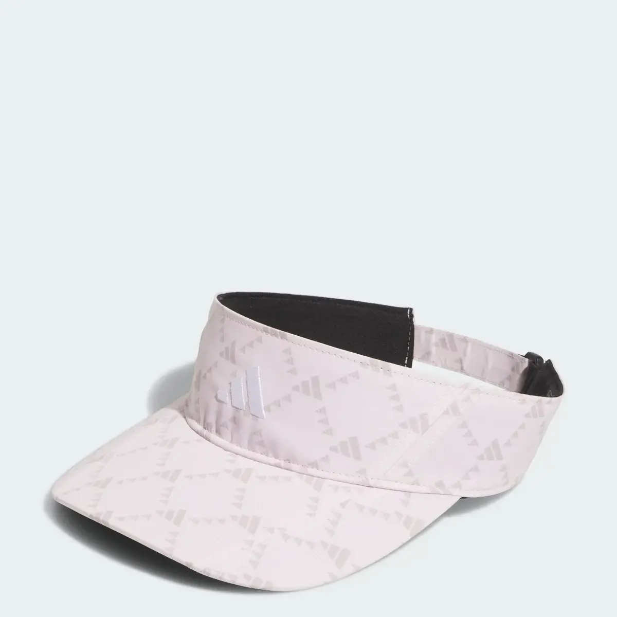 Adidas Monogram Print Fairway Golf Visor. 1