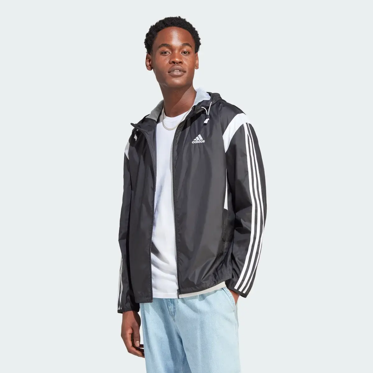 Adidas Colorblock Windbreaker. 2