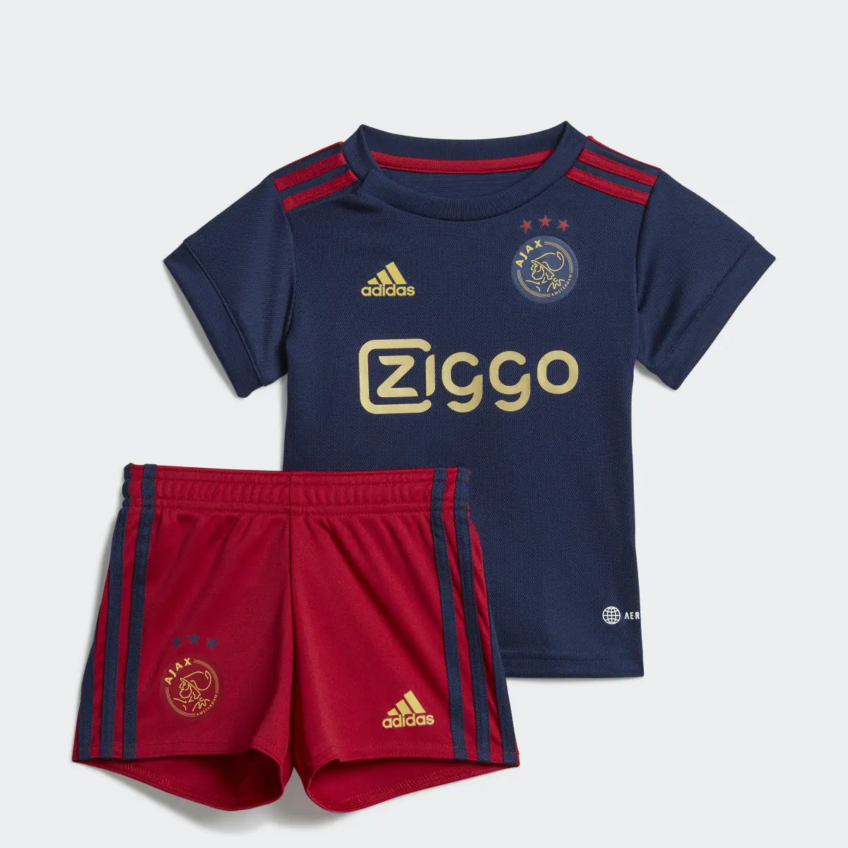 Adidas Equipamento Alternativo 22/23 do Ajax Amsterdam para Bebé. 1