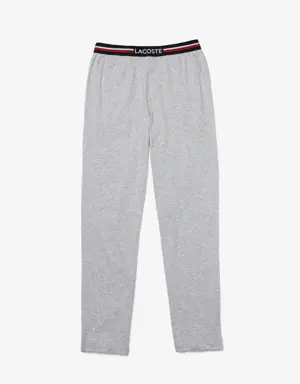 Men's Jersey Multicolor Waistband Pajama Pants 