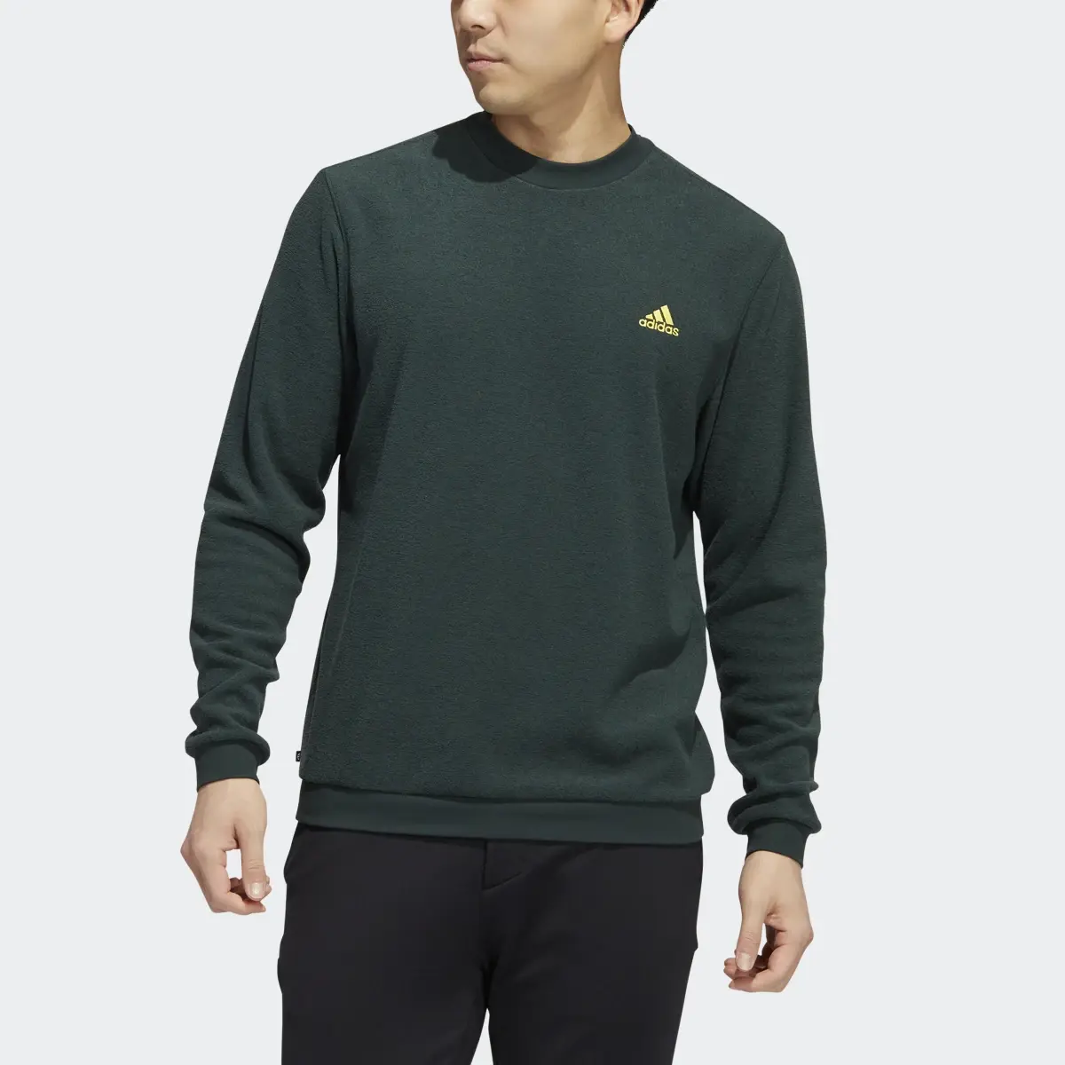 Adidas Core Crew Golf Sweatshirt. 1