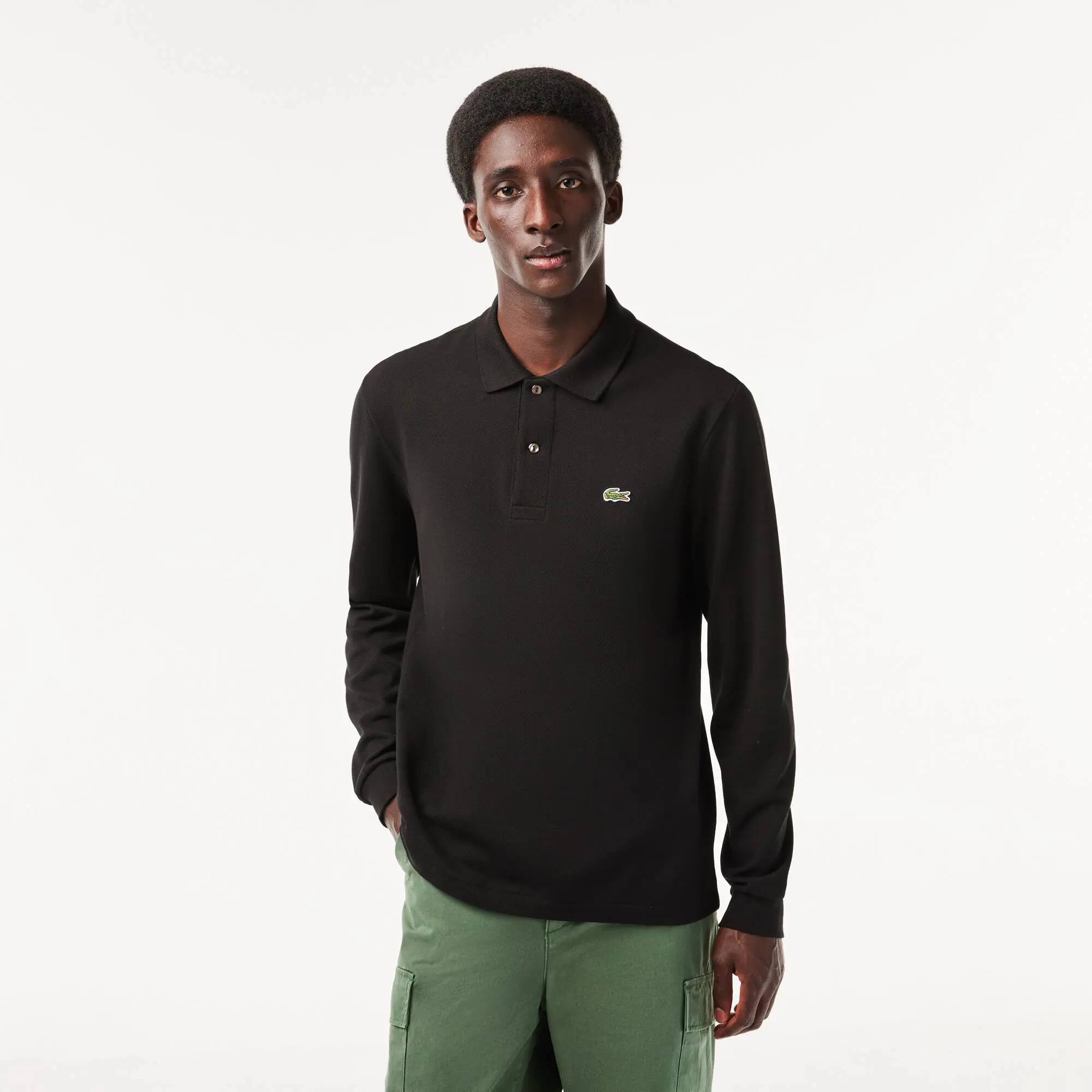 Lacoste Men's Original L.12.12 Long Sleeve Cotton Polo. 1