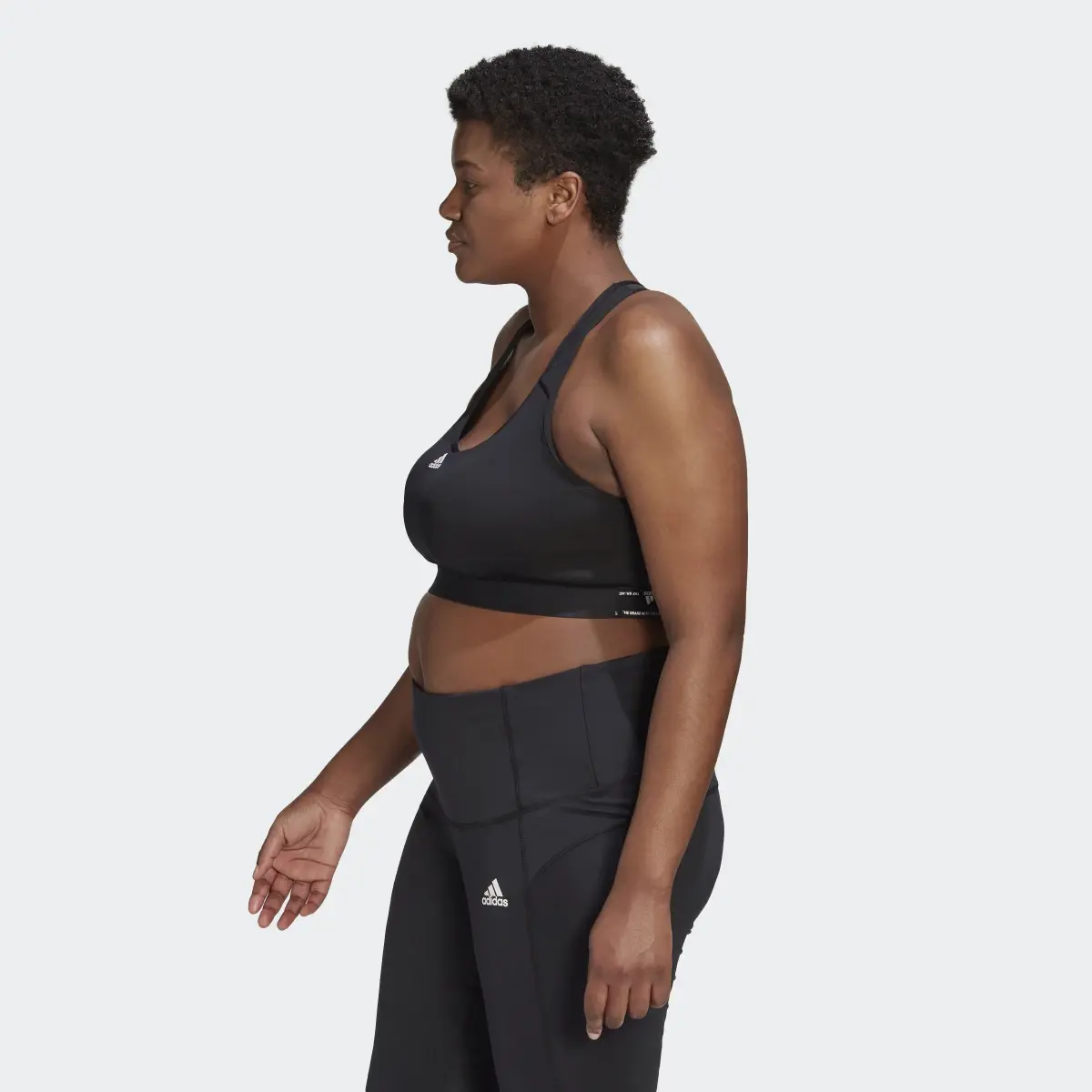 Adidas Powerreact Training Medium-Support Bra (Plus Size). 3