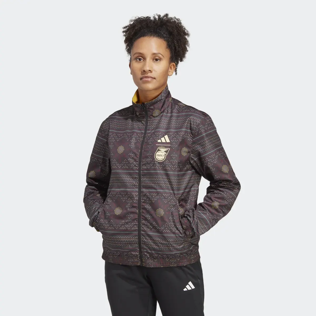 Adidas Jamaica Anthem Jacket. 2