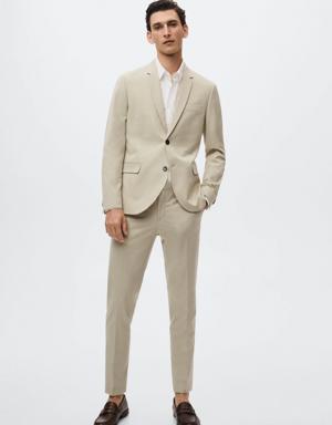 Super slim-fit suit blazer