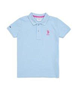 Erkek Çocuk Açık Mavi Polo Yaka T-Shirt