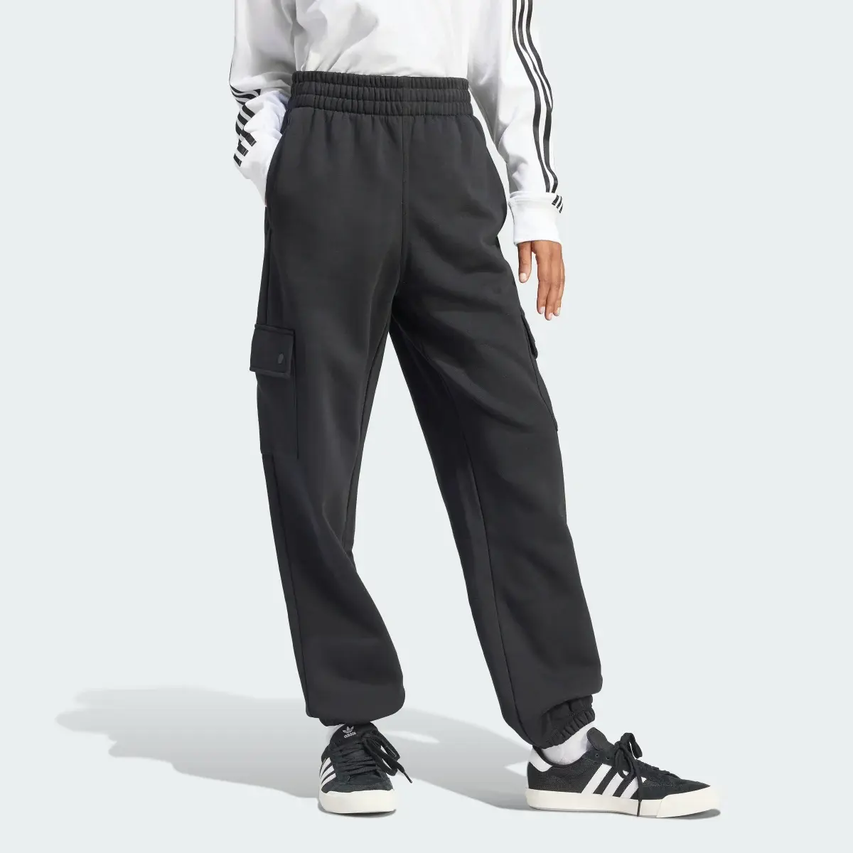 Adidas Spodnie dresowe Essentials Fleece Cargo. 3