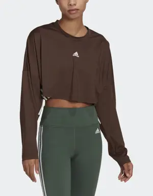 Adidas Sweat-shirt léger et oversize à 3 bandes Hyperglam Cut