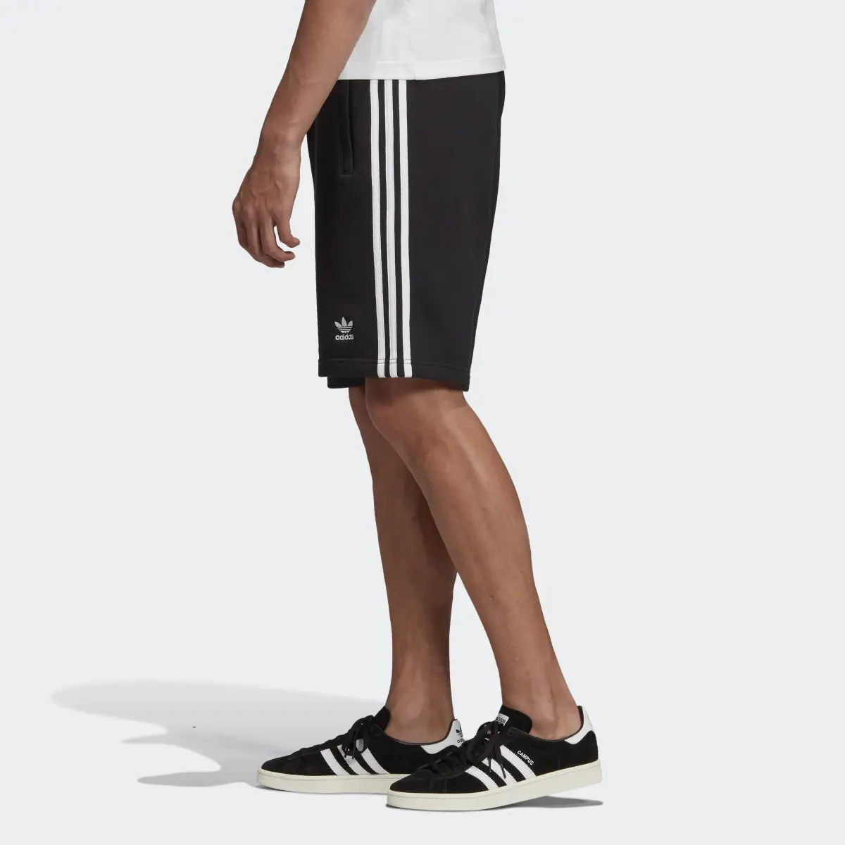 Adidas 3-Stripes Sweat Shorts. 2