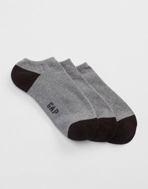 Gap Ankle Socks (3-Pack) gray