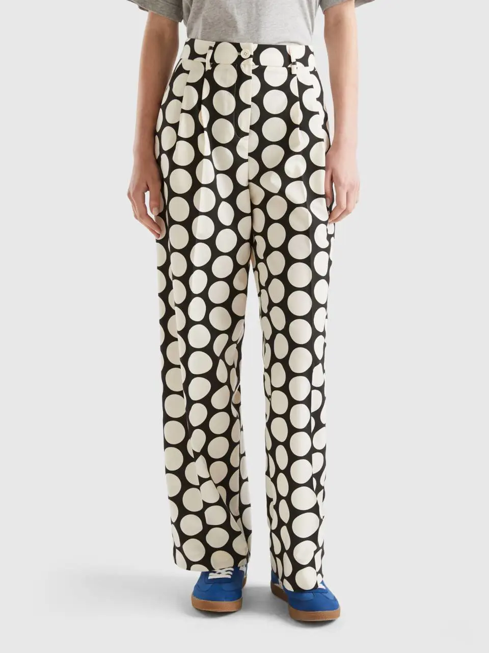 Benetton polka dot pants. 1