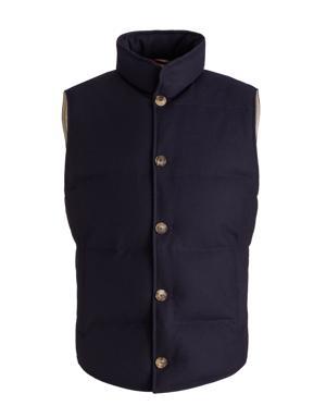 Wool-Silk-Cashmere Down Vest