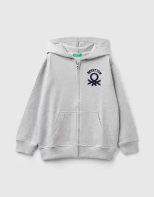 zip-up hoodie