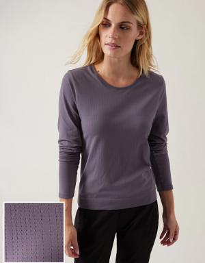 Athleta In Motion Seamless Top purple