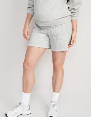 Old Navy Maternity Rollover-Panel Sweat Shorts - 6-inch inseam