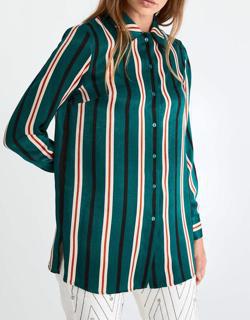 Emerald Striped Button Down