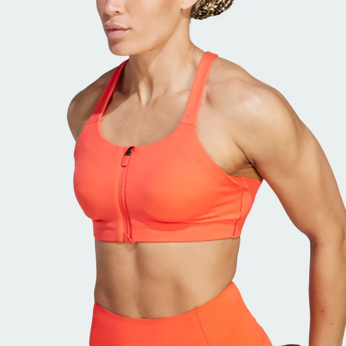 Adidas TLRD Impact Luxe High-Support Zip Bra. 1