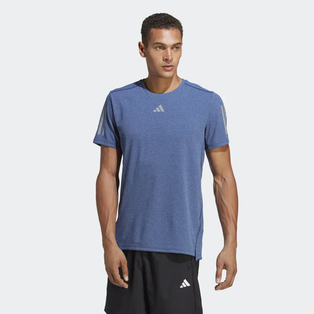 Adidas Own the Run Heather T-Shirt. 2
