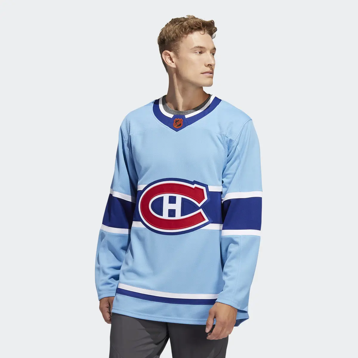 Adidas Canadiens Authentic Reverse Retro Wordmark Jersey. 2
