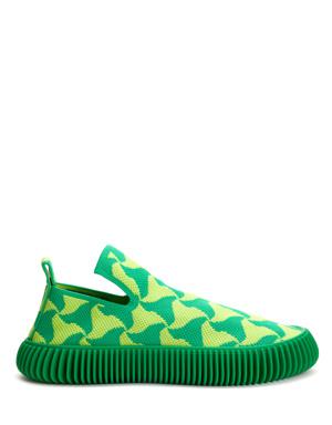 Yeşil Desenli Kadın Sneaker