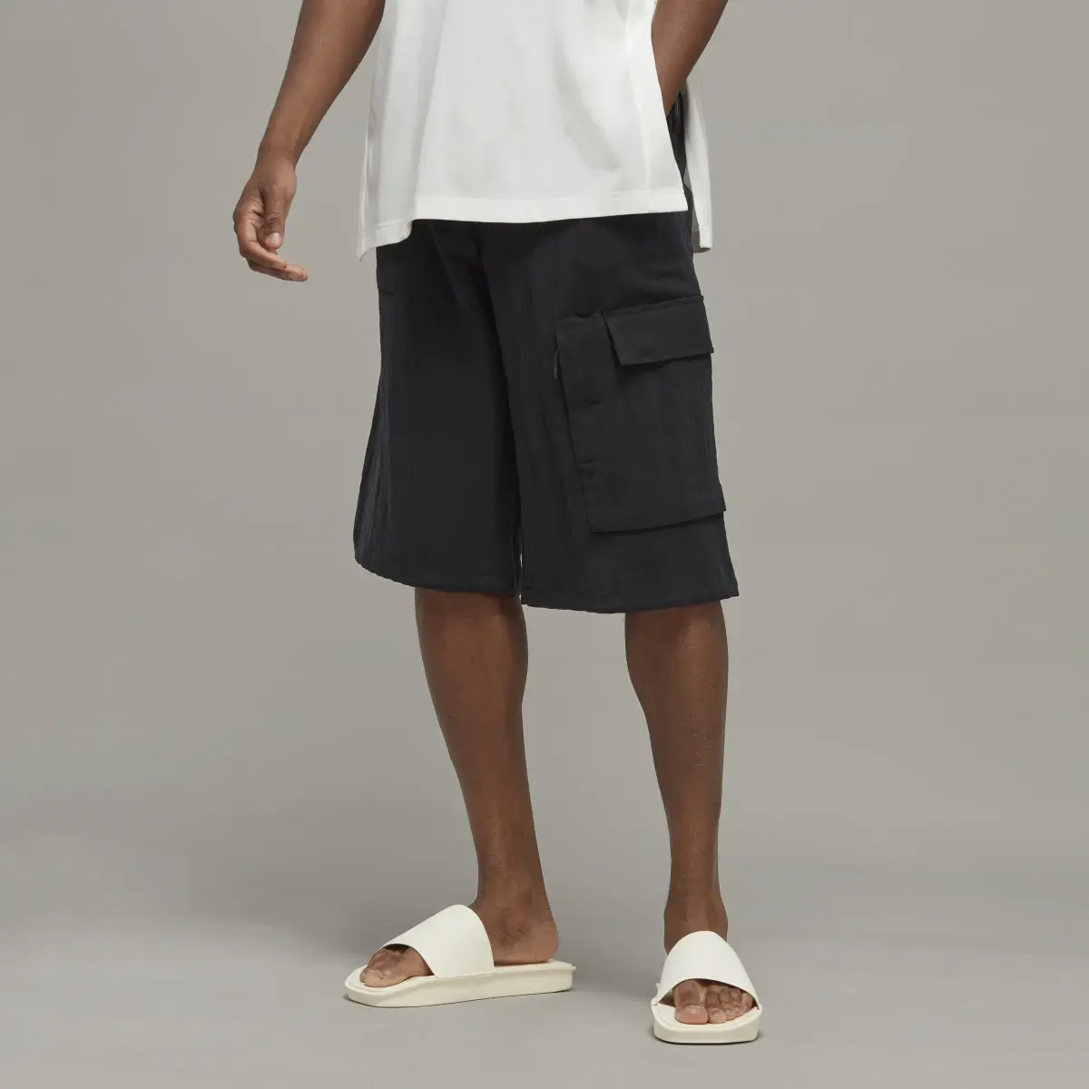 Adidas Y-3 Utility Cargo Woven Shorts. 1