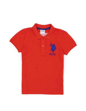 Erkek Çocuk Kırmızı Polo Yaka T-Shirt
