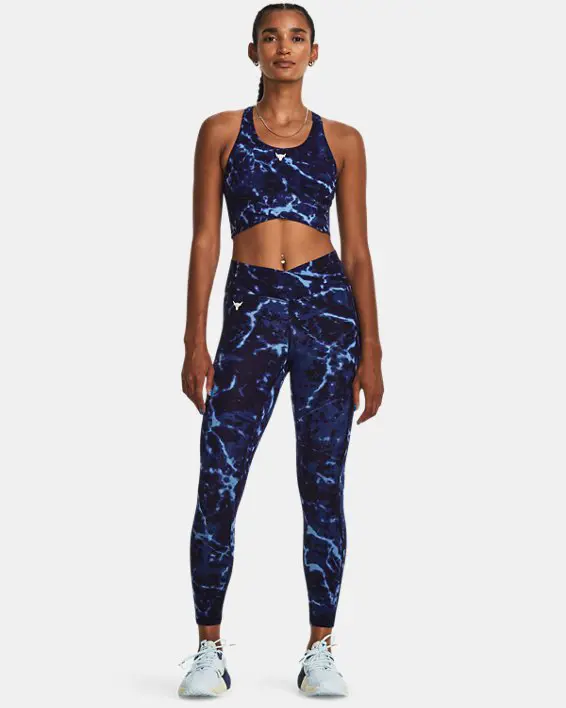 Under Armour Women's Project Rock Lets Go Crossover Printed Top. 3
