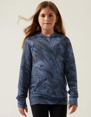 Athleta Girl In Your Element 2.0 Hoodie blue