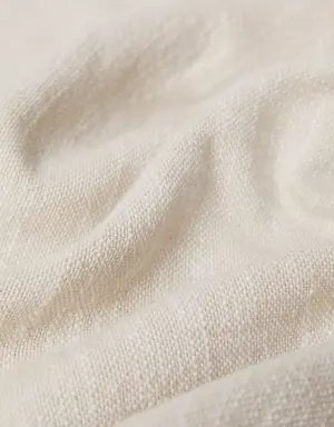 Manta de 100% algodão com textura