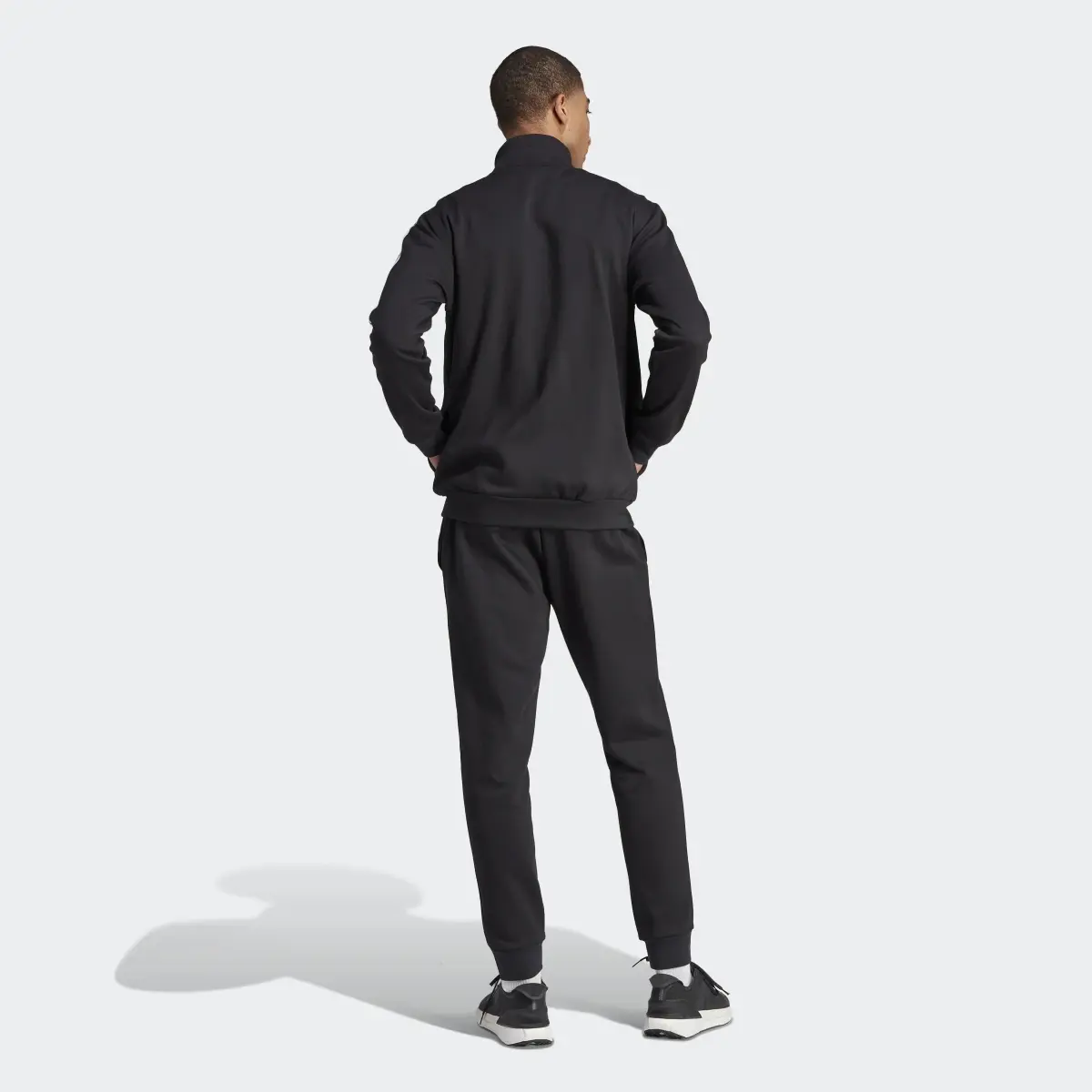 Adidas Basic 3-Stripes Fleece Track Suit. 3