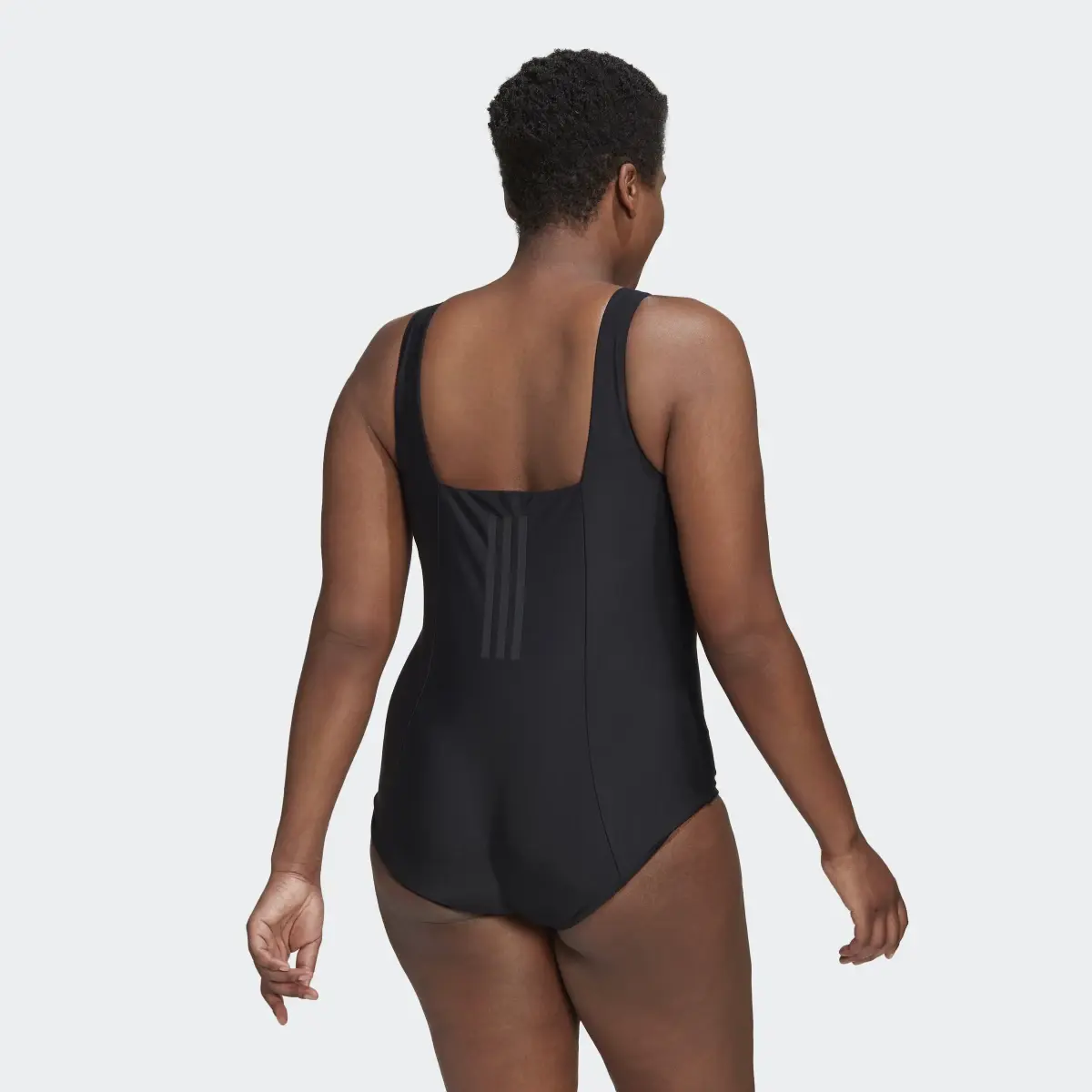 Adidas Iconisea Swimsuit (Plus Size). 3